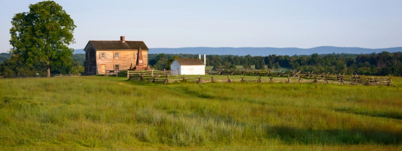Photo of the countryside in Manassas, VA.