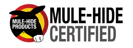 Mule-Hide Certified from Mule-Hide Products Logo.
